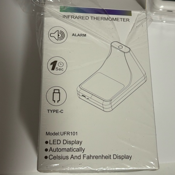 GEKKA Infrared Thermometer Wall Body Temperature Scanner IP21 Model:UFR101 NIB - Picture 6 of 9